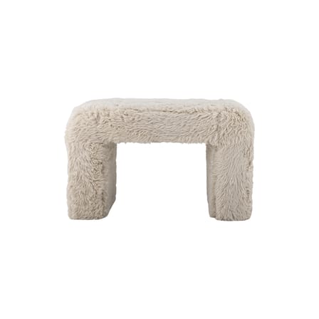 Pouf Bobbie / L 70 cm - Fourrure - Bloomingville