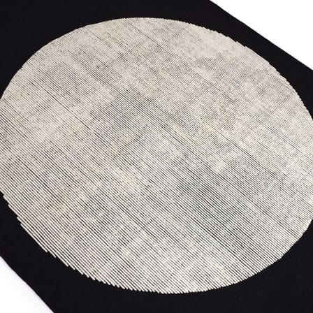 Disc Rug textile black / 170 x 240 cm - Tom Dixon