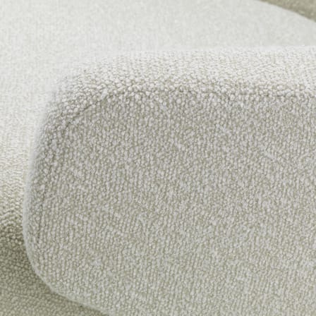 Set fauteuil & repose-pieds Grand Repos tissu blanc / Pivotant & inclinable - Vitra