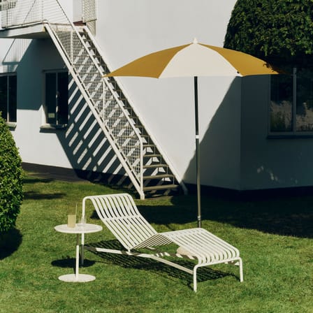 Sonnenschirm Terrazza - Octagon textil gelb / Ø 200 cm - Hay