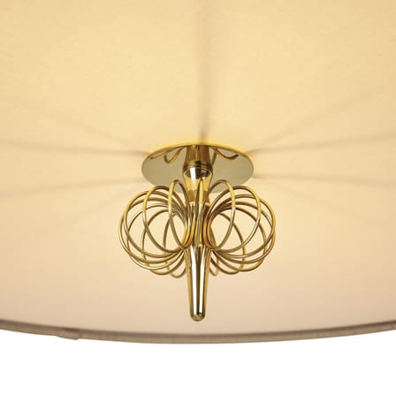Suspension 1967 tissu beige / Ø 56 cm - Sans contrepoids / Réédition 50' - Gubi