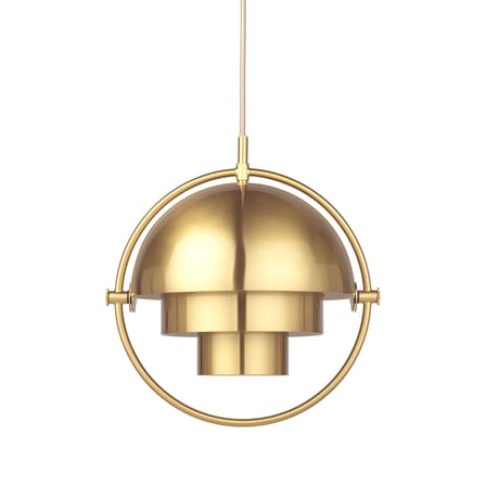 Suspension Multi-Lite Small or métal / Ø 25 cm - Modulable & orientable / Réédition 1972 - Gubi