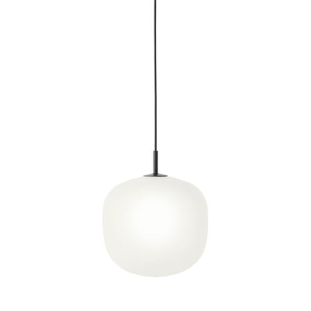 Suspension Rime verre blanc / Ø 25 - soufflé bouche - Muuto