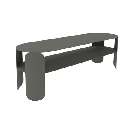 Console basse Bebop métal vert / 120 x 40 x H 42 cm - Fermob