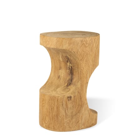 Table d'appoint Double Arch bois naturel / Table d'appoint - sculpté main - Pols Potten