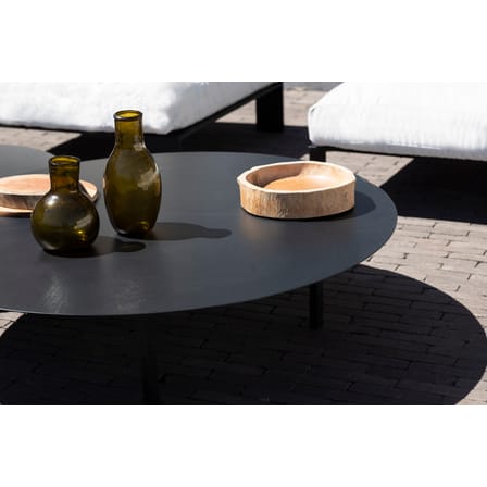 Tavolino 03 Large metallo nero / Ø 118 x H 30 cm - Serax