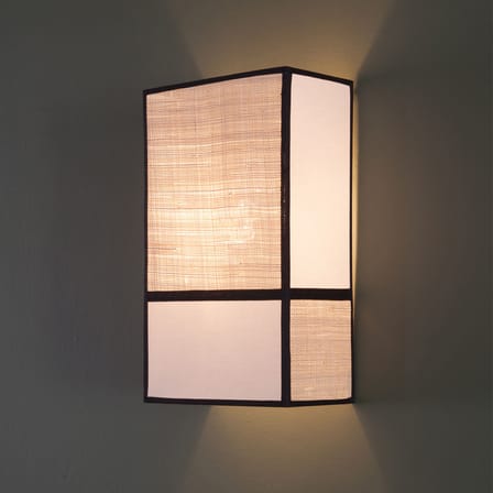Céleste Wall light textile cane & fibres white beige / Not electrified - Raffia - Maison Sarah Lavoine