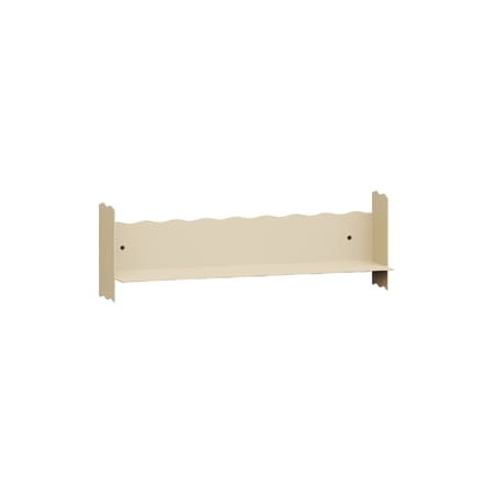Pli Vague by Uchronia Wall shelf metal beige / W 60 x D 15 cm - TIPTOE