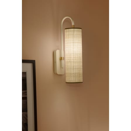 Applique Tokyo fibre végétale blanc / Rabane - H 42 cm - Maison Sarah Lavoine