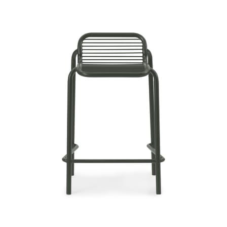 Vig Bar stool metal green / H 65 cm - Normann Copenhagen