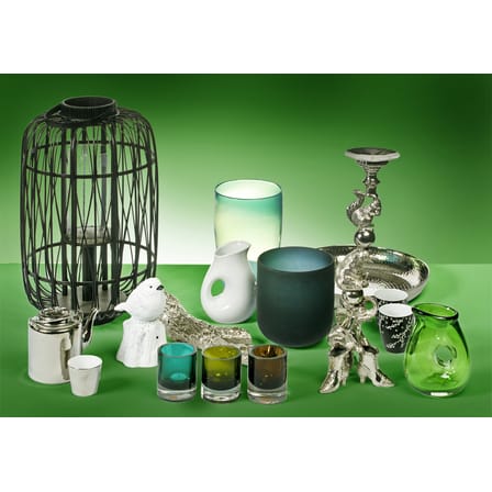 Carafe Jug with hole verre vert 1 Litre - POLSPOTTEN