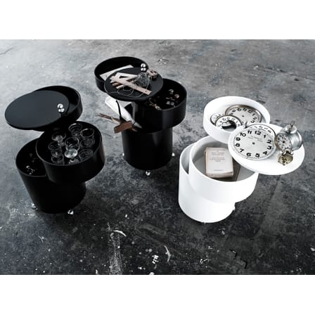 Chariot Barboy bois blanc / Panton 1963 - Verpan