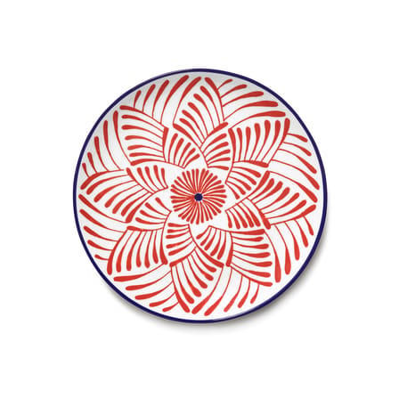Dessertteller Bazaar keramik blau / Set von 4 - Ø 21 cm - Serax