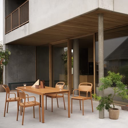 Fauteuil empilable Linear métal - Muuto