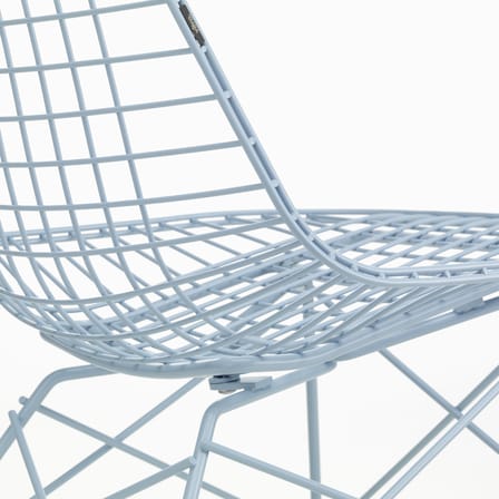 Fauteuil lounge Wire Chair LKR métal bleu / Charles & Ray Eames, 1951 - Vitra