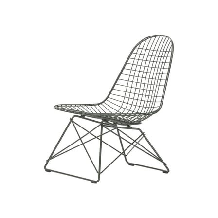 Fauteuil lounge Wire Chair LKR métal vert / Charles & Ray Eames, 1951 - Vitra