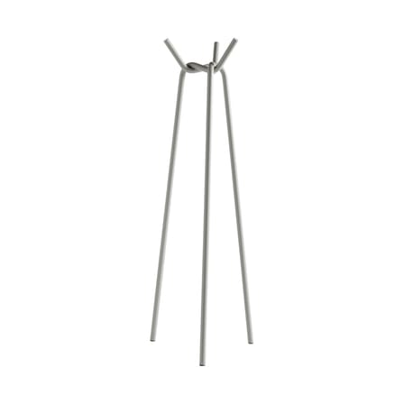 Kleiderständer mit Fuß Knit metall grau / Stahl - H 161 cm - Hay