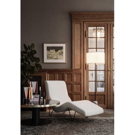 Lampadaire Gravity marbre noir / Ø 50 x H 168 cm - Gubi