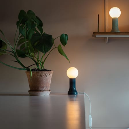 Lampe de table Shore verre vert - TALA