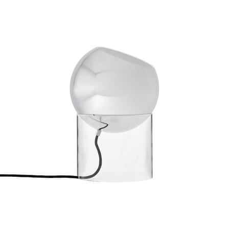 Lampe de table Topan VP13 métal argent / H 31 cm - Verner Panton, 1959 - &tradition