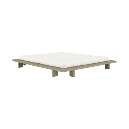Lit double Japan bois vert / Pour matelas 180 x 200 cm - KARUP