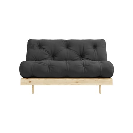 Divano convertibile Roots legno grigio / L 140 cm - 3 posizioni / Struttura in pino chiaro - KARUP DESIGN