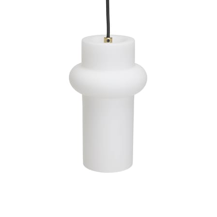 Sospensione Pilule Pendule Up vetro bianco / Ø 15 x H 25 cm - HÜBSCH