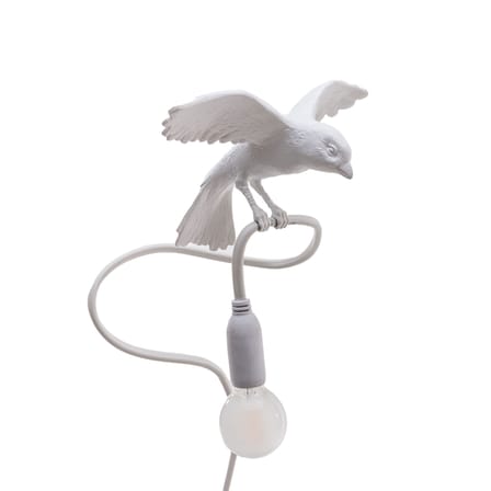 Spot à pince Sparrow / Cruising plastique blanc - Seletti