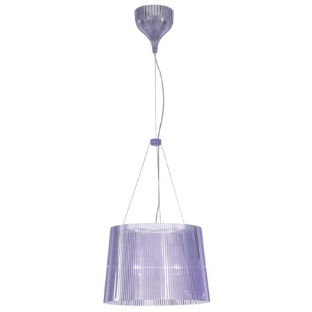 Suspension Gé plastique bleu / Ø 37 cm - Matériau recyclé - Kartell