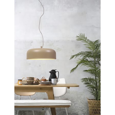 Suspension Marseille métal beige / Ø 48 ,5 cm - It's about Romi