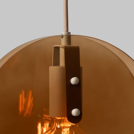 Suspension Toledo verre orange - It's about Romi