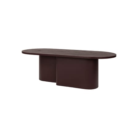Table basse Looi bois rouge / 115 x 50 x H 37 cm - NOO.MA
