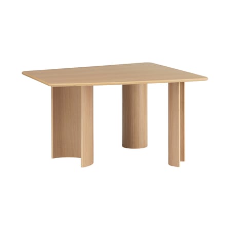 Table rectangulaire Re-Norm bois naturel / 130 x 120 cm - Muuto