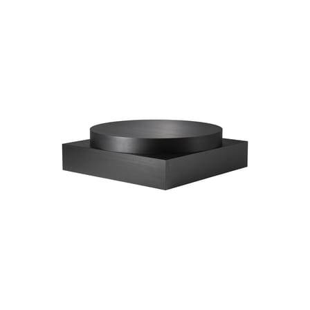 Tavolino Zymmo legno nero / 90 x 90 x H 29 cm - Zanotta