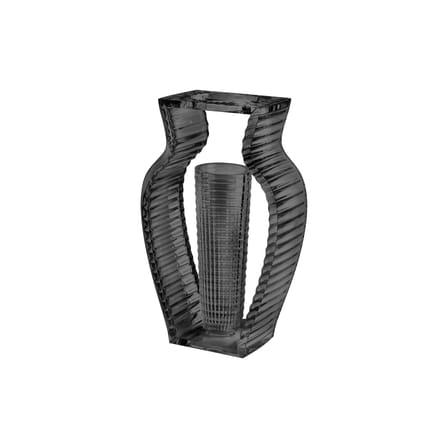 Vase I Shine plastique gris / Eugeni Quitllet, 2013 - Kartell
