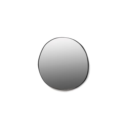 S Wall mirror metal black / 45 x 47 cm - Serax
