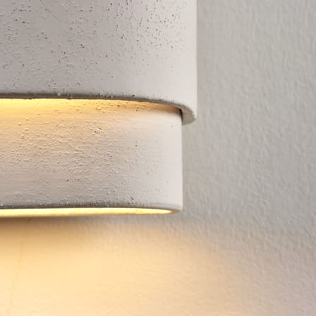Applique Terres de rêves - Pierre céramique blanc / L 18,5 x H 28 cm - Serax