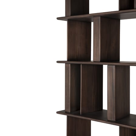 Regal Block holz braun / B 120 x H 207 cm - Ethnicraft