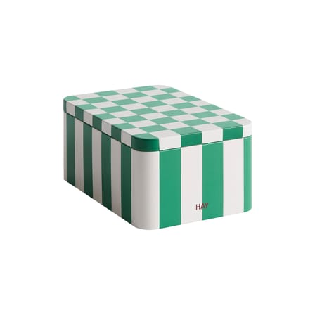 Boîte hermétique Tin Small métal vert / 17 x 11 x H 7,3 cm - Hay