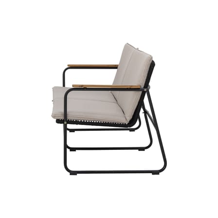 Canapé droit Hampton tissu beige / L 127 cm - Corde - Bloomingville