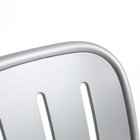 Chaise empilable Deville métal gris - Hay
