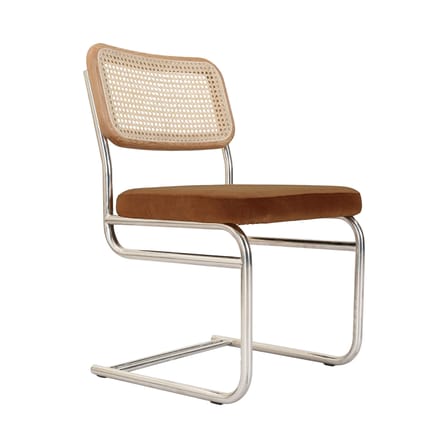 Chaise rembourrée Uberto / Cannage rotin - NV GALLERY