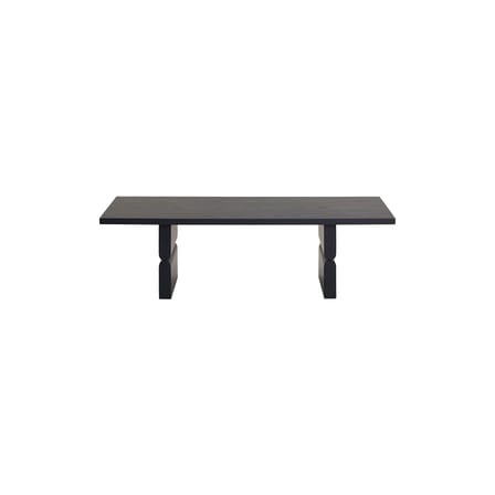 Couchtisch Noon holz schwarz / 118 x 58 cm - NOBODINOZ