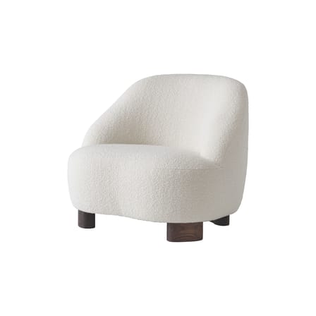 Fauteuil rembourré Margas LC1 tissu beige / Tissu bouclé - &tradition