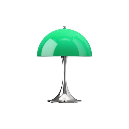 Lampada senza fili ricaricabile Panthella 250 The Originals materiale plastico verde / LED - Ø 25 cm - Louis Poulsen