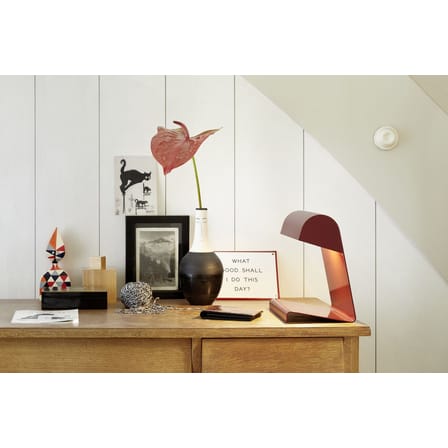 Lampe de table Lampe de bureau métal rouge / Jean prouvé, 1930 - Vitra