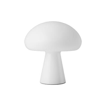 Lampe extérieur sans fil rechargeable Obello LED verre blanc / Bill Curry, 1971 - Gubi