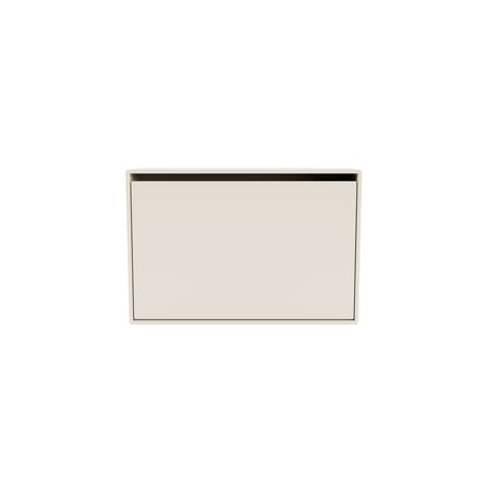 Meuble à chaussures Hide bois blanc / L 69,6 x H 46,8 x Prof. 20 cm - MONTANA