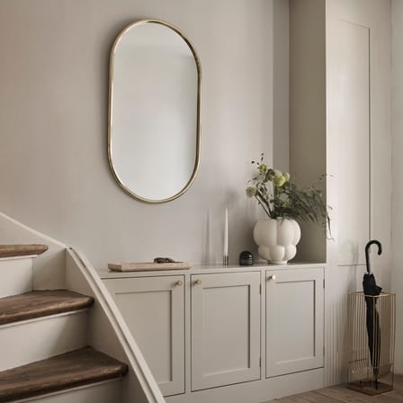 Miroir mural Angui Wide métal or / 60 x 100 cm - AYTM