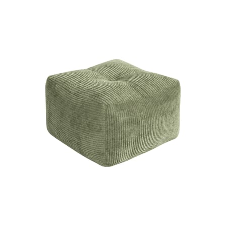 Pouf Buddy tessuto verde / 50 x 50 cm - KARUP